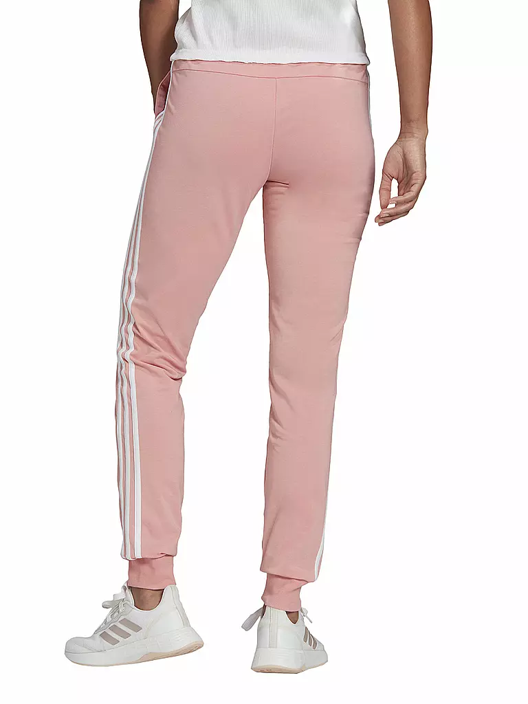 ADIDAS Damen Jogginghose Essentials 3 Streifen rosa